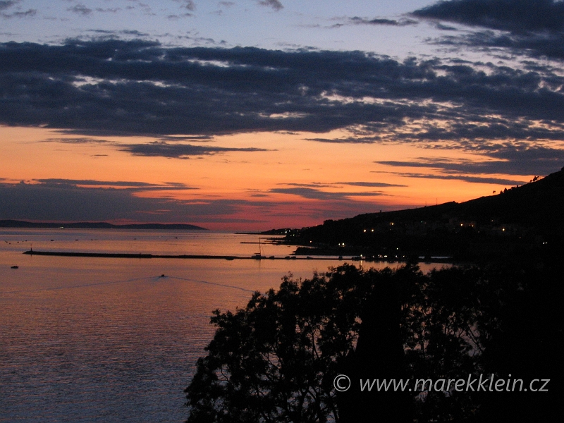 Zapad slunce Omis